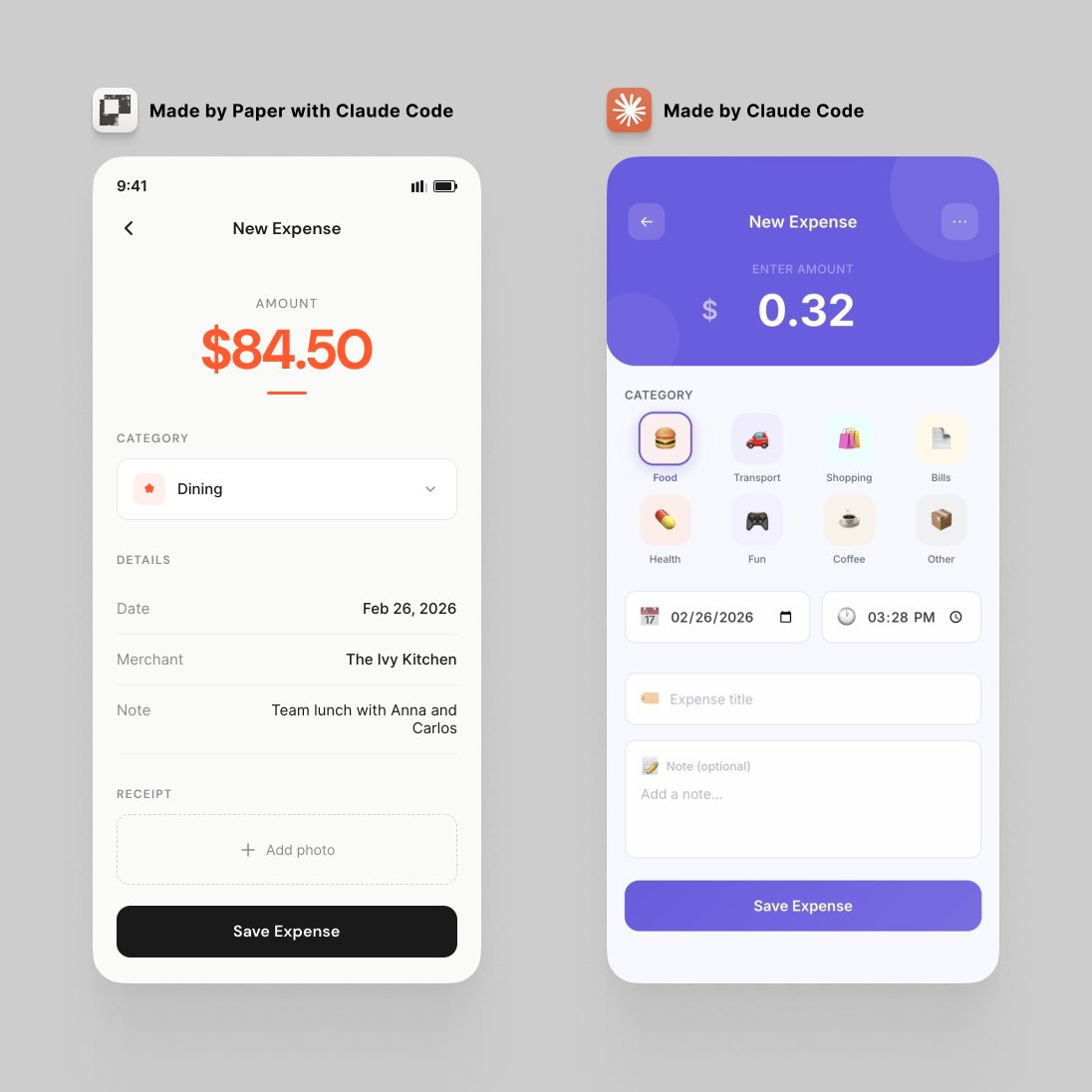 Whatever <a href="/paper/">Paper</a> is injecting in their mcp needs to be studied. Same prompt, two very different outputs