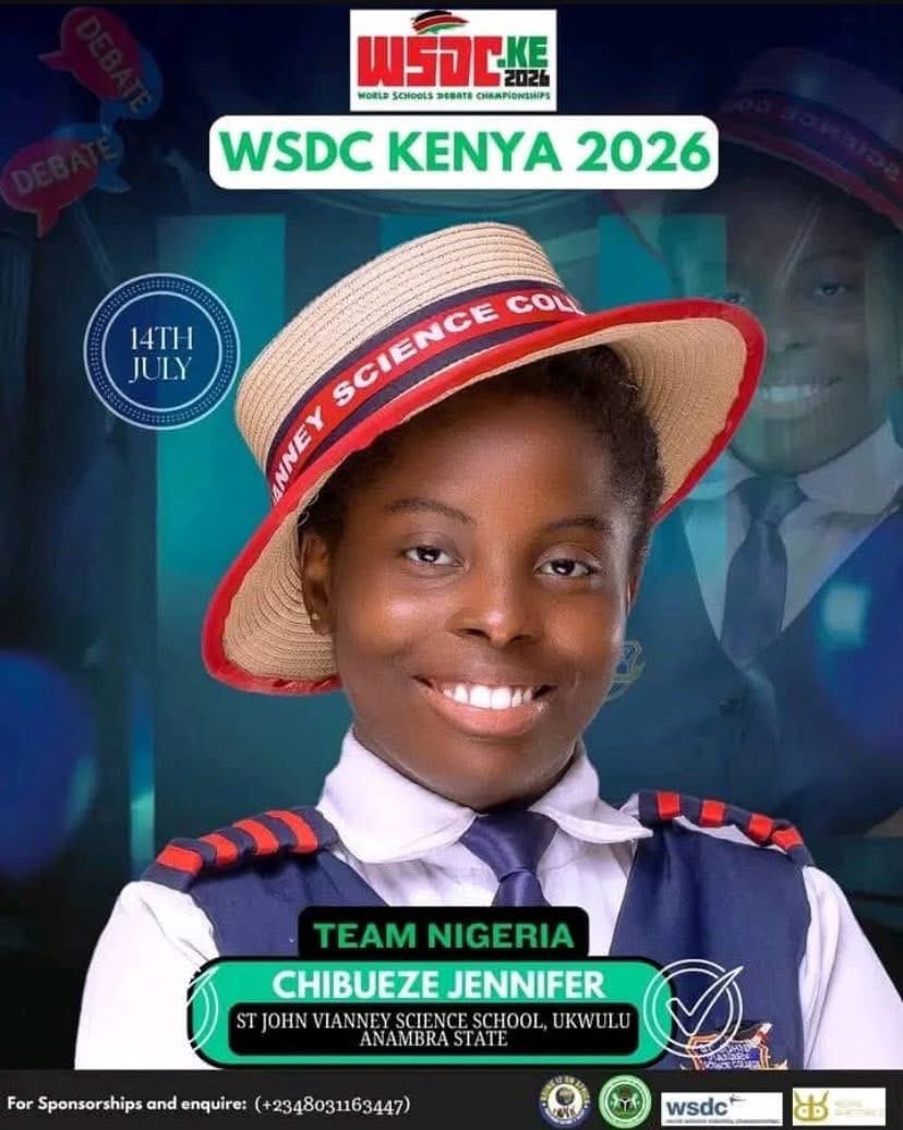 Congratulations to Umu Igbo! 

These brilliant girls will represent Nigeria at the World Schools Debating Championship (WSDC) in Kenya later this year.

WSDC is the world’s largest secondary school debating competition, with 85+ countries participating. 

The 2026 edition is