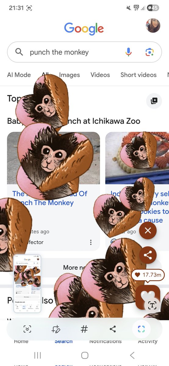 GUYS, SEARCH 'PUNCH THE MONKEY' INTO GOOGLE, I PROMISE YOU WONT BE DISAPPOINTED