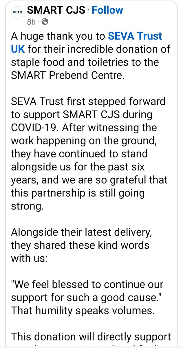 SEVA Trust UK (Official Account) tweet media