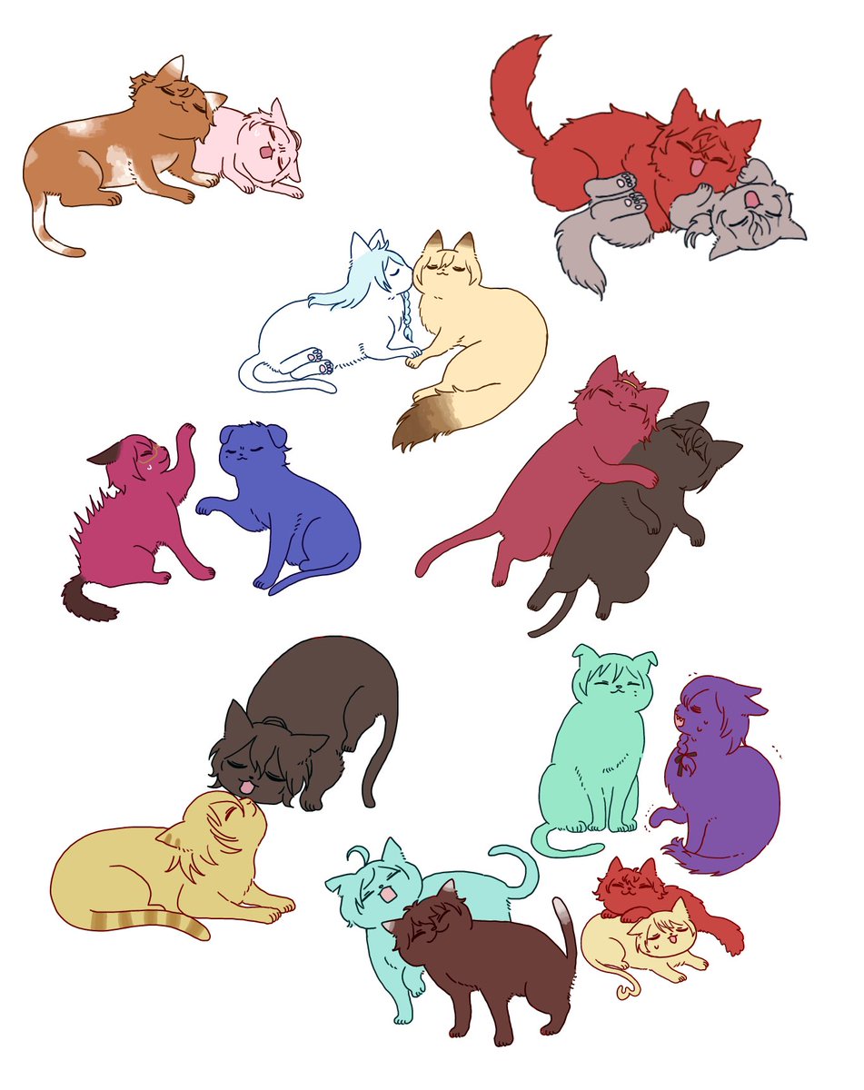 うぇぼありがとうございます🐱
増えました🐱