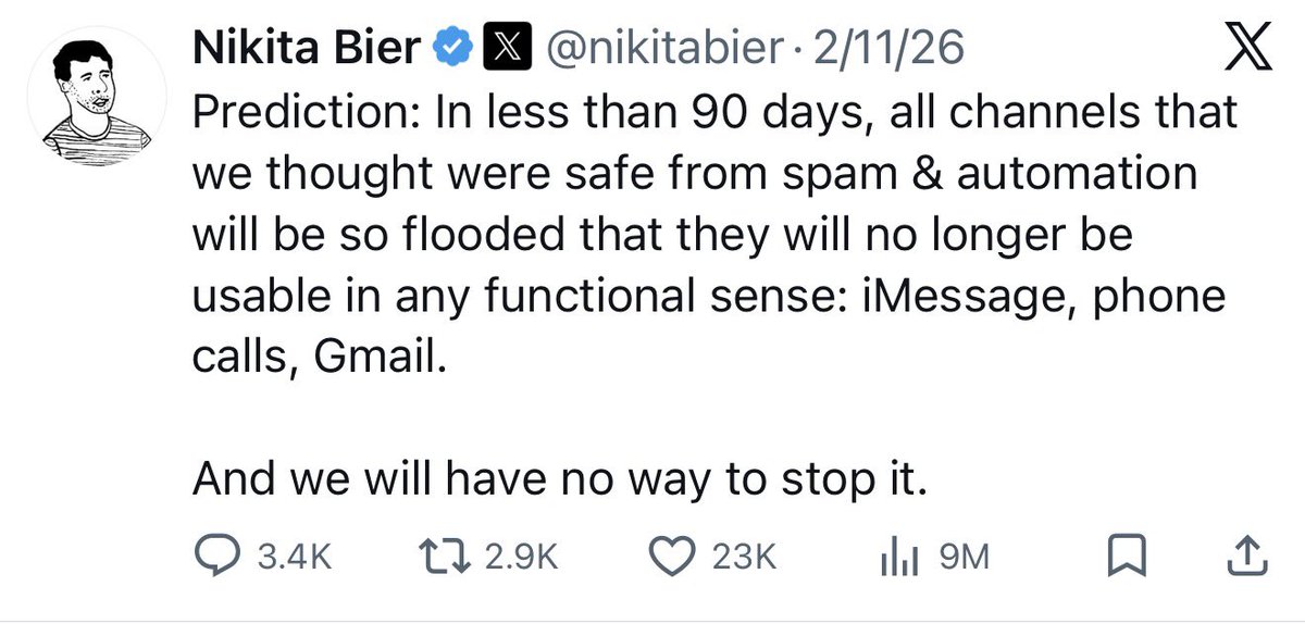 Nikita Bier tweet media