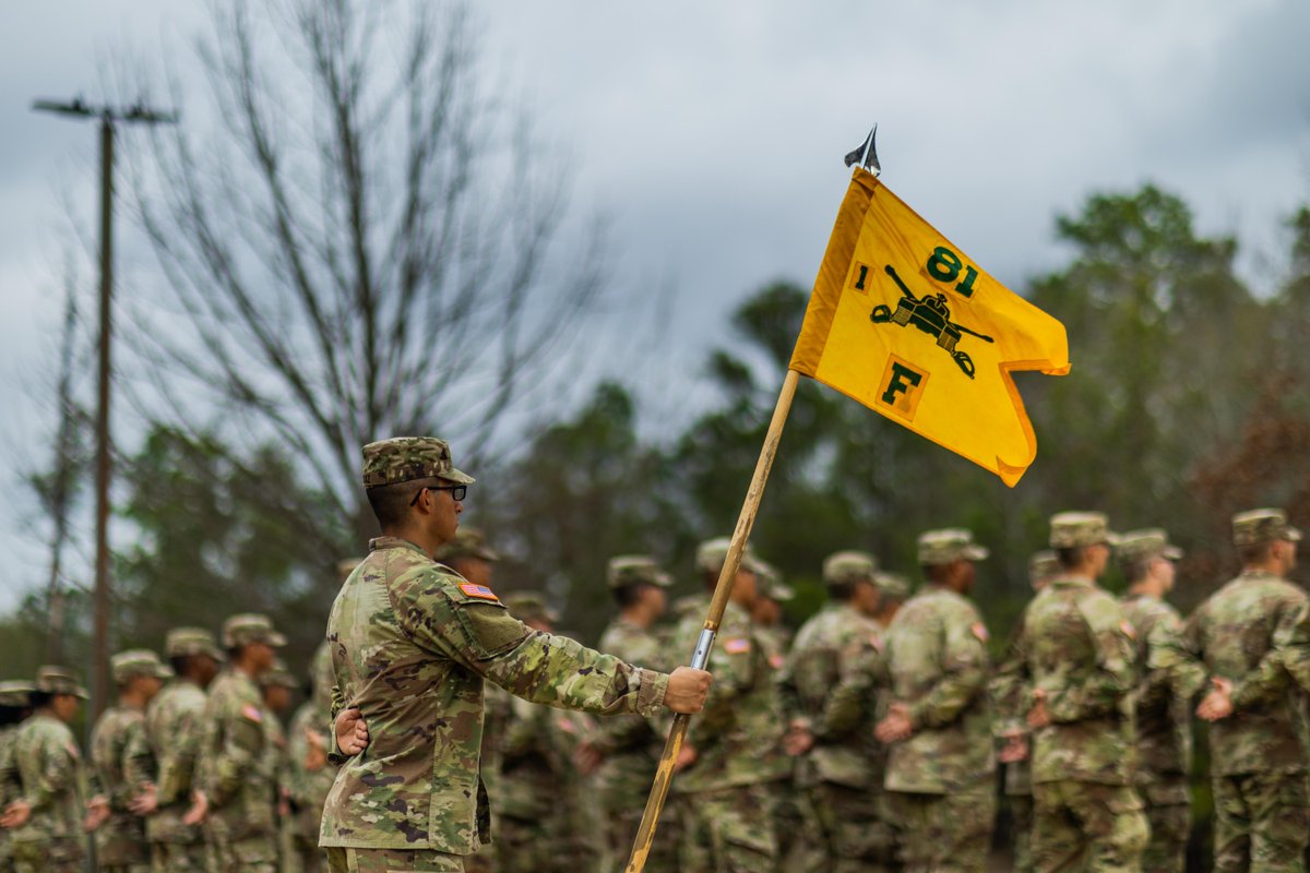 It’s a lot of responsibility for one piece of fabric, but it has a whole formation to back it up.

By fostering unit pride from day one, we develop #Warfighters who understand that their individual #lethality is maximized only when they move, fight, and win as a disciplined team.
