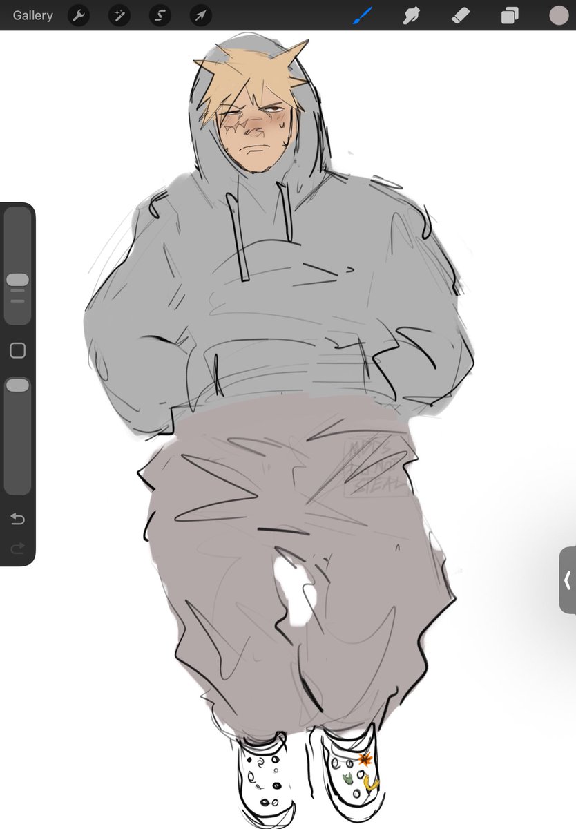 bakugou in my “im sick so im going to dress like shit” outfit because im sick  #bakugoukatsuki #mha #bnha