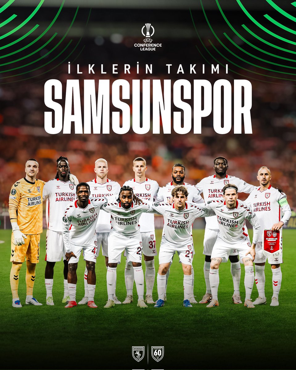 Avrupa kupaları tarihinde bir Kuzey Makedonya temsilcisini mağlup eden ve eleyen ilk Türk takımı olduk.

Bu gurur hepimizin, tüm Türkiye'nin! 🇹🇷❤️🤍

#Samsunspor #AtatürklüArma #FromSamsunToEurope #SAMvSHKE