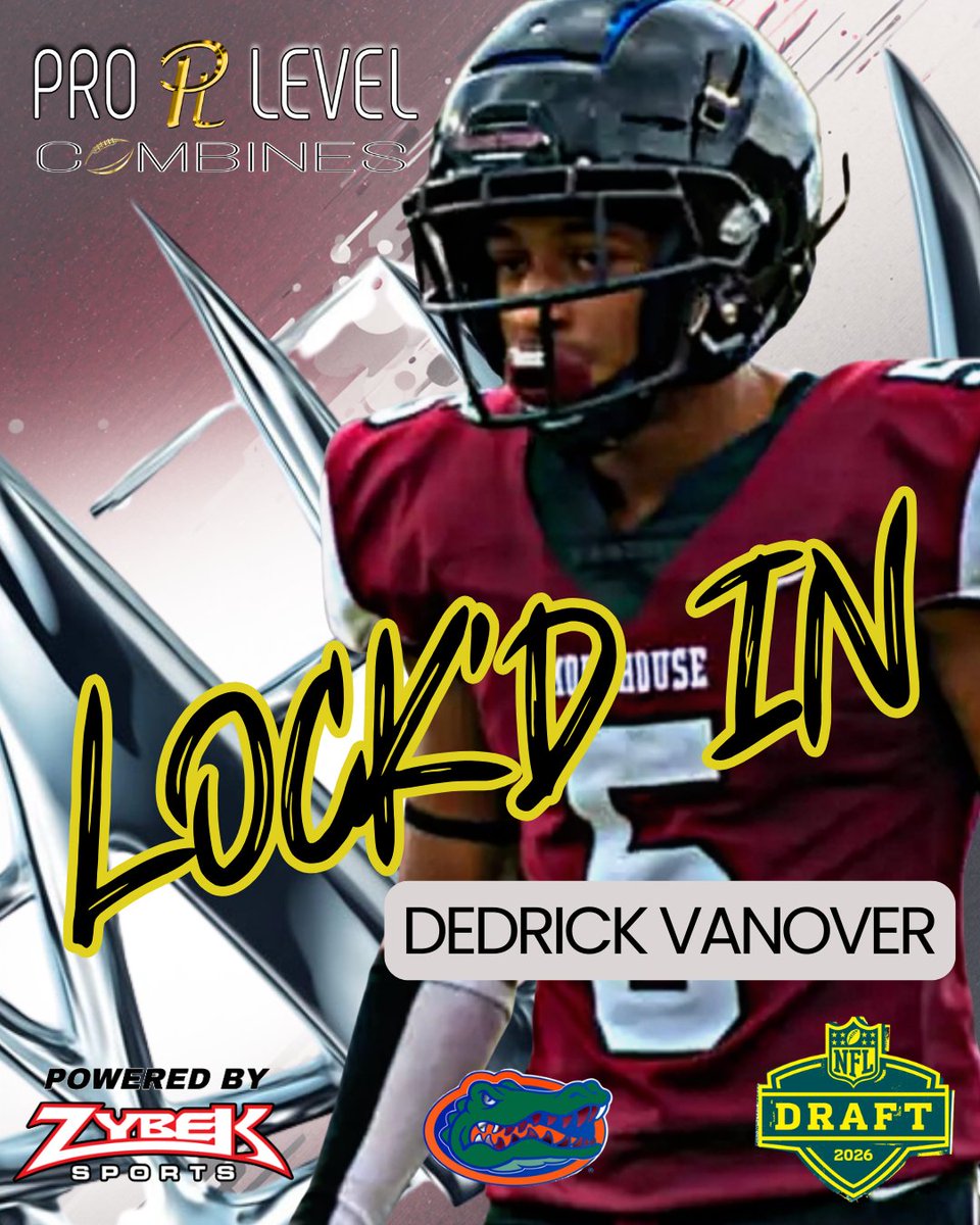 PLCombines's tweet photo. DEDRICK VANOVER is LOCK'D IN 🔐 for the 2026 @PLCombines in Rochester NY

Dedrick is a 5'10" & 170lb CB from @Morehouse

IG: @dvan___
X: @dvan___

🎥 https://t.co/WkeTDyHeYn

YOU'RE ON THE CLOCK ⏰️ 
https://t.co/2AIN8eOBMl

#NFL #CFL #UFL #ArenaFootball #proday #freeagent