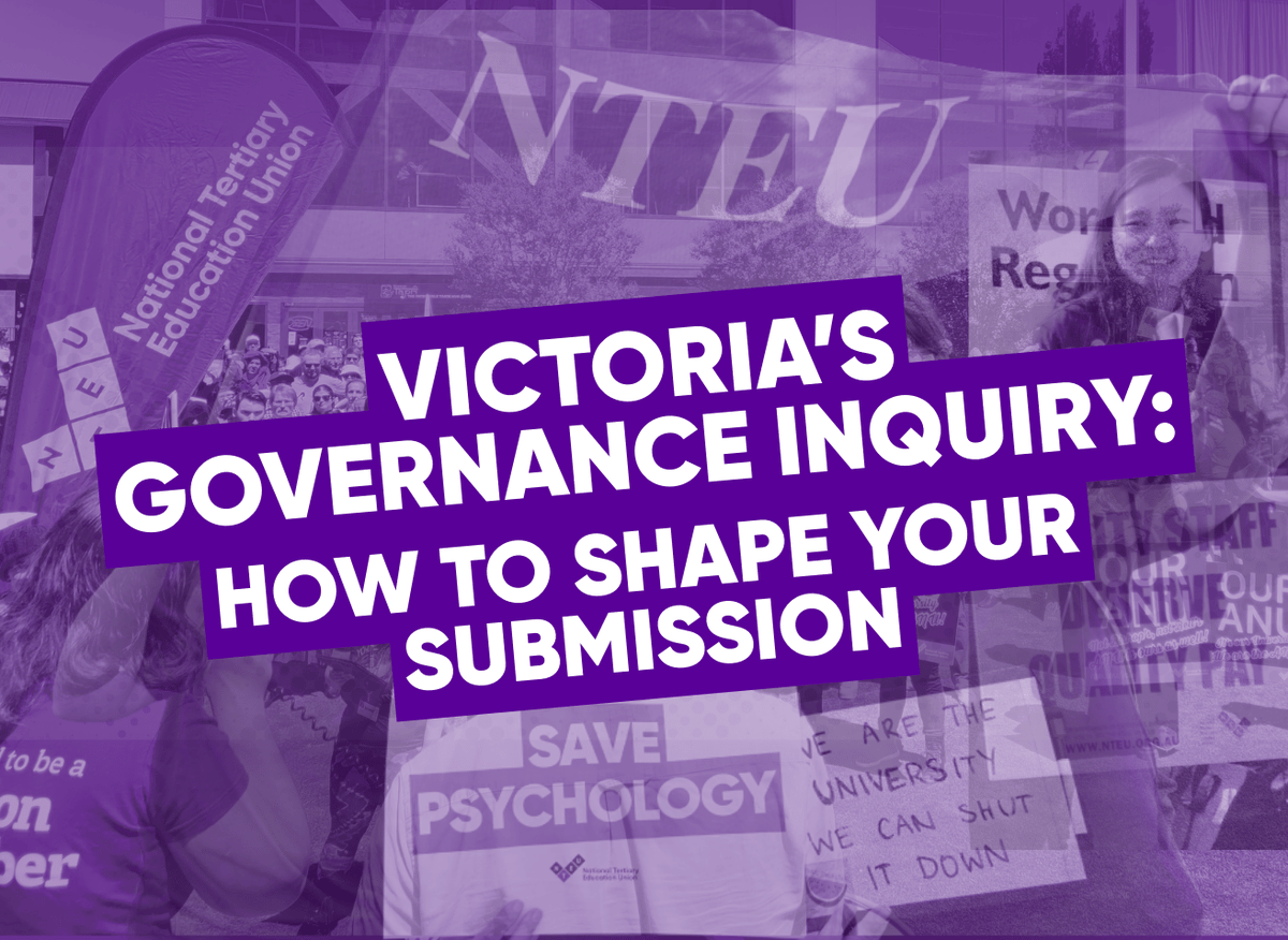 NTEU Victoria tweet media