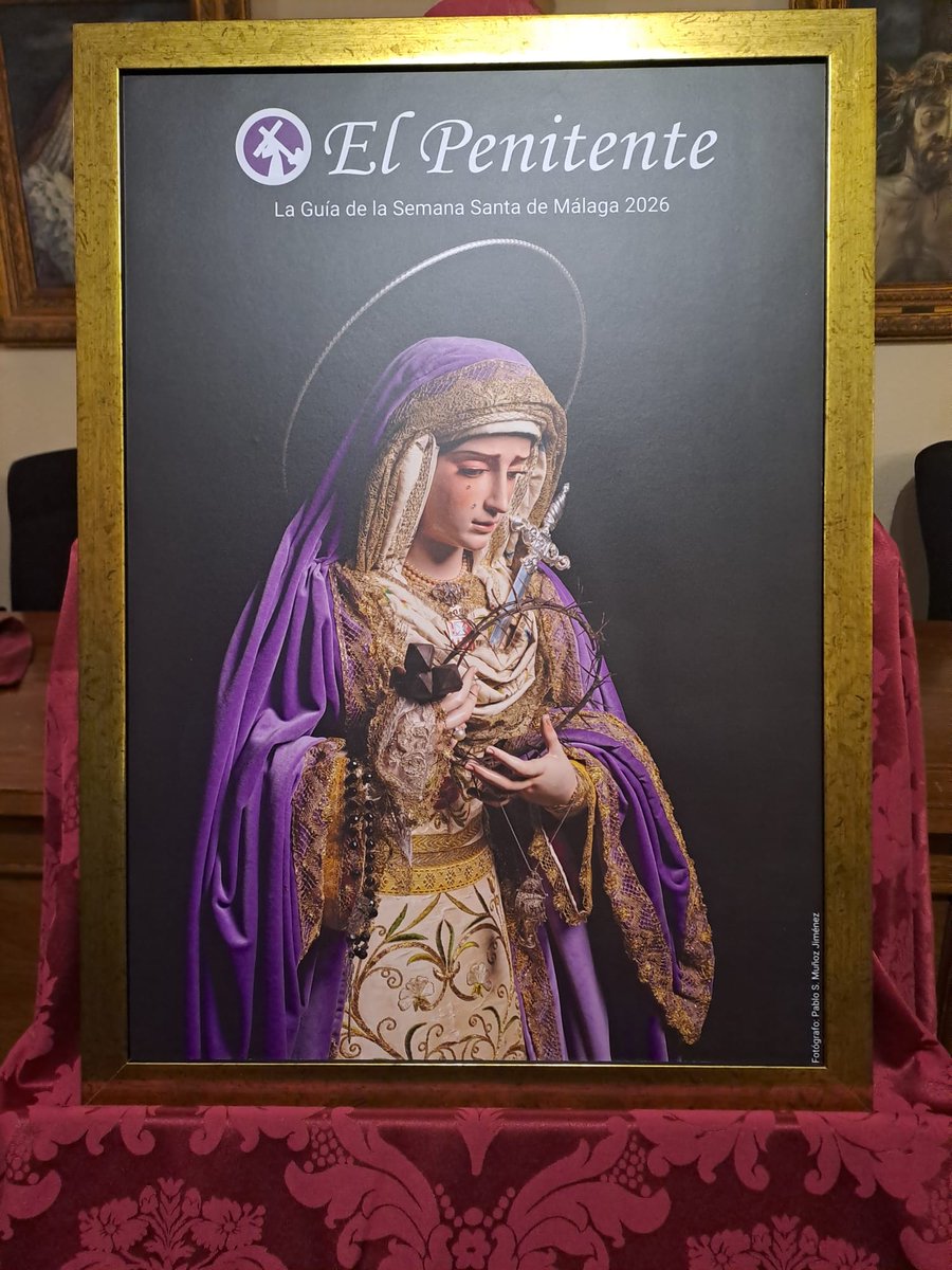 NOTICIA 🔴 | Presentado el Cartel de la Semana Santa 2026 de <a href="/ElPenitente/">El Penitente</a> con esta imponente fotografía de <a href="/pablomuji/">PabloMuñozJiménez©</a>. 

🙏🏽 Agradecemos al autor y a todo el equipo por haber elegido a María Stma. de Consolación y Lágrimas.

#CofradíasMLG #ArchiSangre