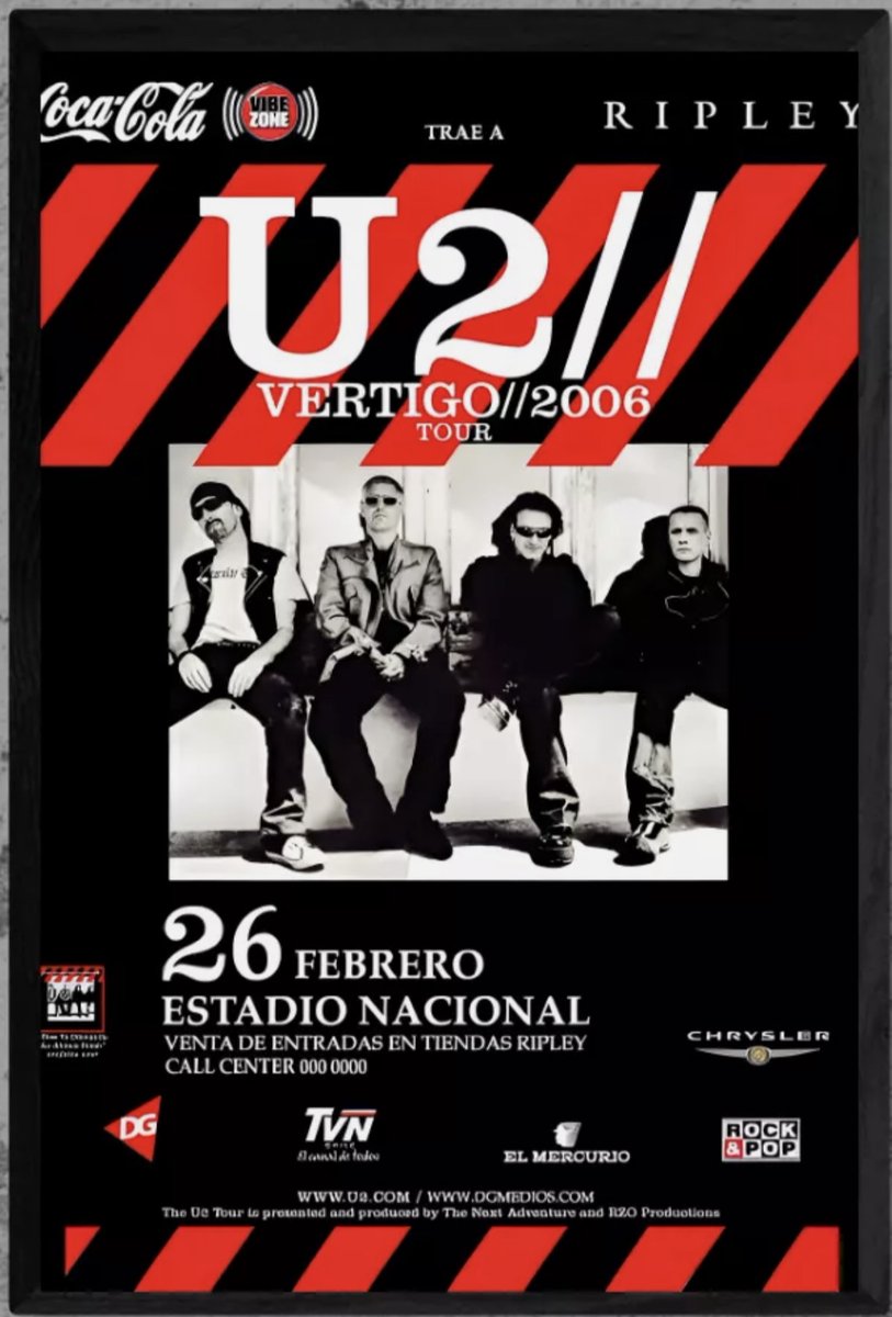 U2 Chile tweet media