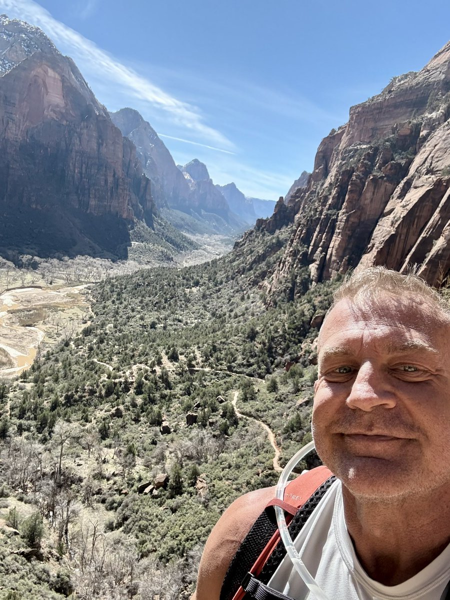 73 degrees, very few people in the park, it’s truly amazing. 

Get outside!