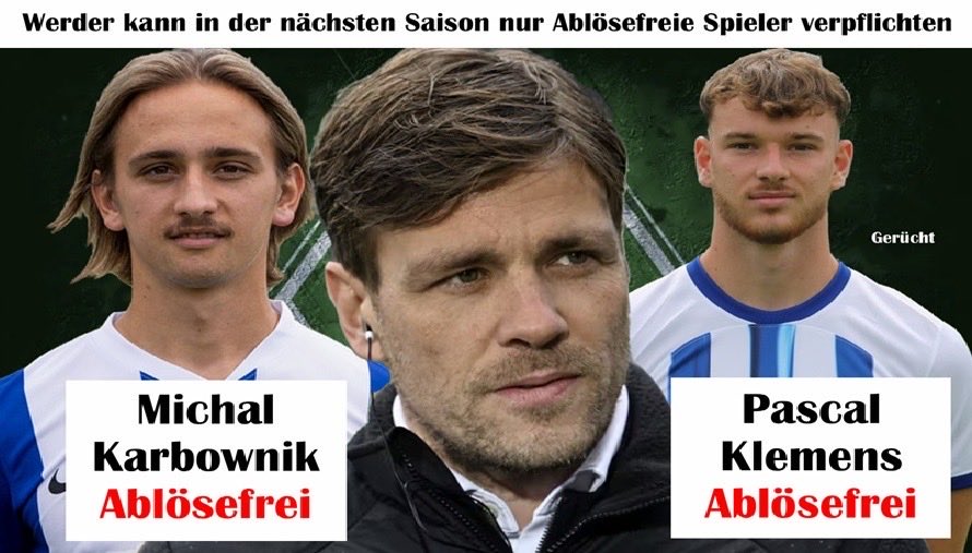 Transfernews: Pascal Klemens &amp; Michal Karbownik bekommen Vertrag für die... youtu.be/Vuija0gXxXg?si… via <a href="/YouTube/">YouTube</a>