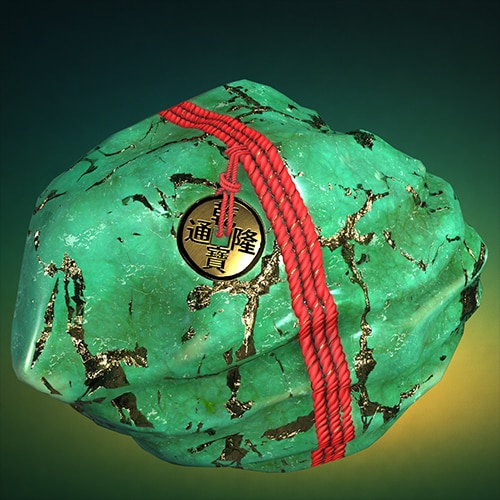 RUSTスキン情報】 今週のスキン 「Jade」の岩 春節デザイン 縁起物の