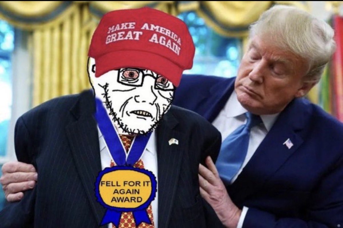 NewRX3's tweet photo. @UsAmessenger17 @WCBD lol awwww sure that’s why they’re hiding the documents. 
Magats are the dumbest fucking losers on the planet https://t.co/sy7LNLklk3
