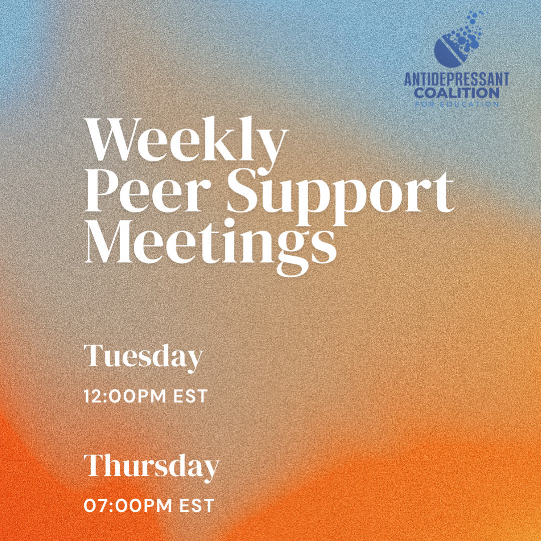 Antidepressant Coalition for Education tweet media