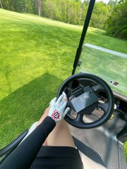 Lola55dlm's tweet photo. Enjoying a beautiful day  chasing that perfect swing and soaking up the sunshine. Golf is my happy place! ⛳️ https://t.co/kyXdVE3tss