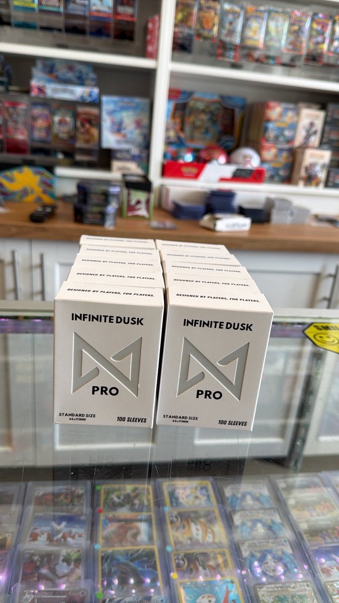 infinityprotcg's tweet image. You can now find our Infinite Dusk Sleeves at A-Spec Cards in Milton!

Standard Size sleeves are available! 

#UnleashYourGame