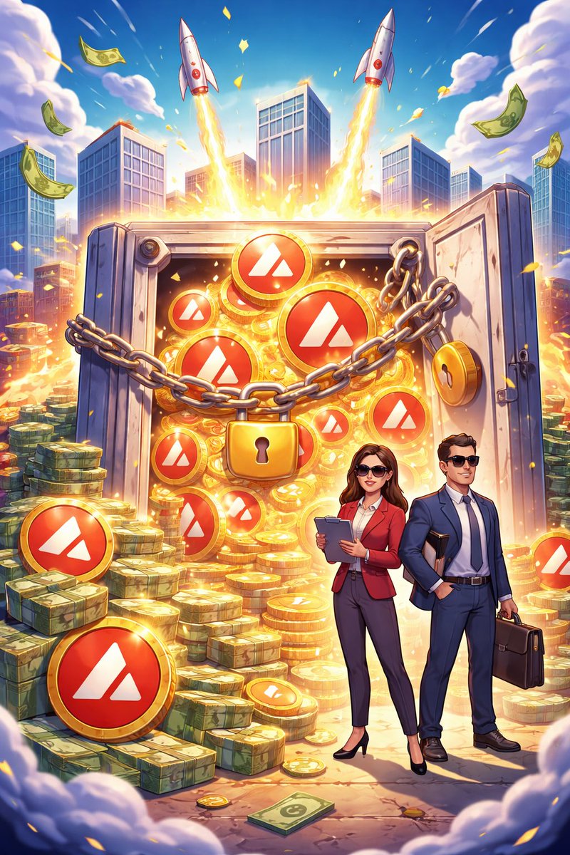 🚨 $AVAX SUPPLY SHOCK INCOMING 🚨

The Corporate Lockup just changed the game.

#Avalanche Treasury Co. just unveiled a $1 BILLION plan to lock up $AVAX and provide institutions with direct, regulated exposure.

Let that sink in.

🏦 TradFi isn’t just “exploring crypto” anymore.