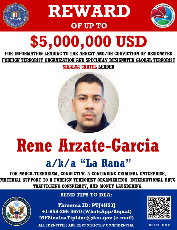 $5 Million Reward Offered for Information Leading to the Arrest and/or ...
