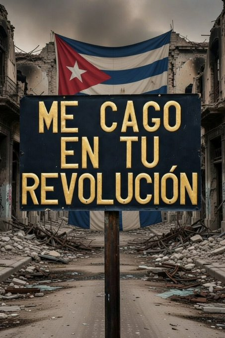 #DiazCanel me cago en tu Revolución 
#AbajoLaDictadura 
#SOSCuba