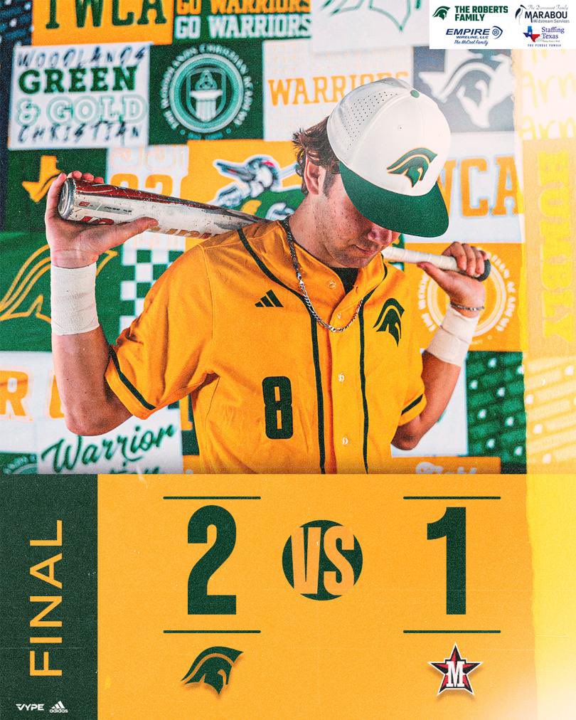 twcasports's tweet photo. TWCA beats St. John’s. ⚾ #WarriorBaseball #TWCA https://t.co/KBJoujZUgt