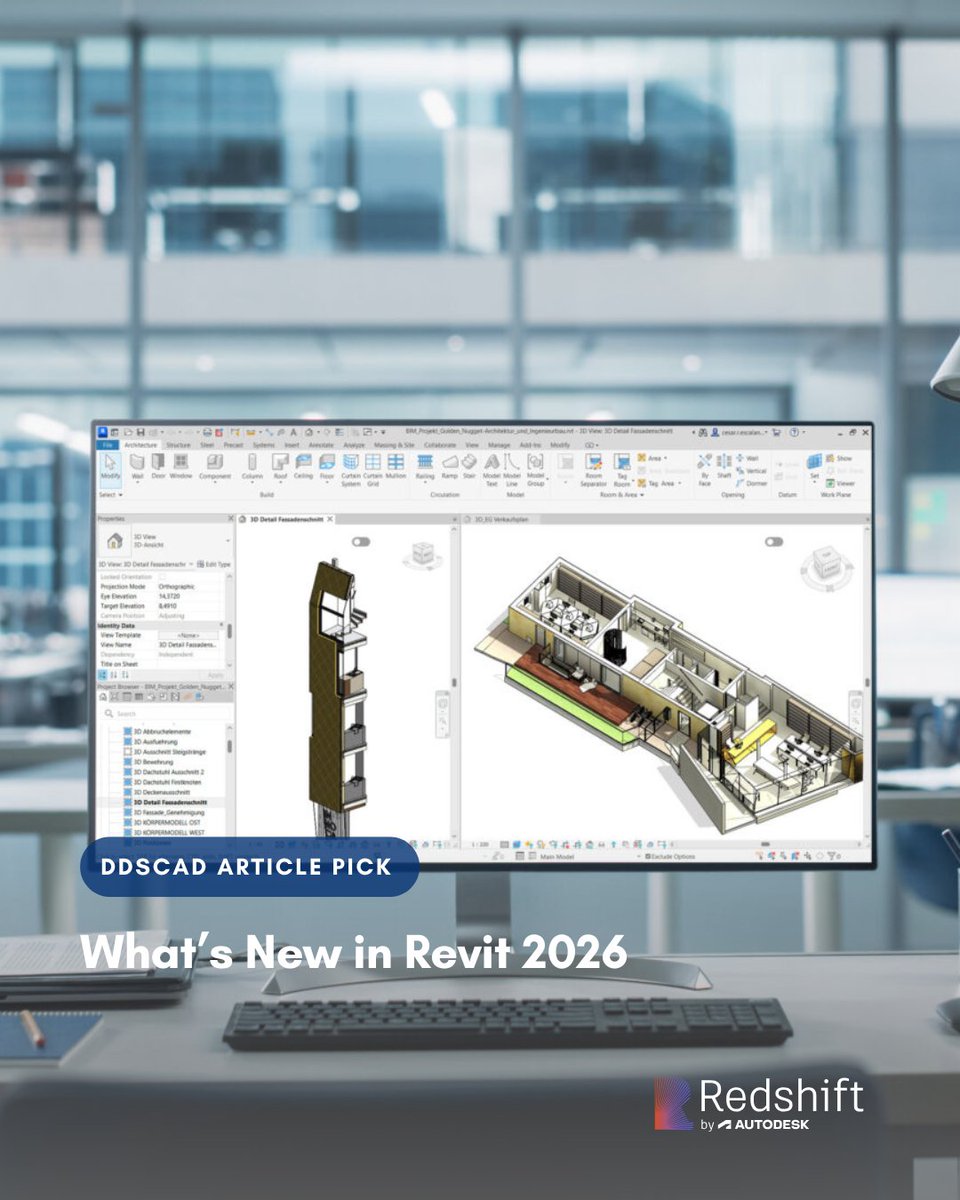 As Autodesk Revit marks its 25th anniversary since its initial release on April 5, 2000, the launch of Revit 2026 brings a suite of eagerly awaited enhancements that promise to streamline your BIM workflows. 

Read more: autode.sk/4qJNFzb