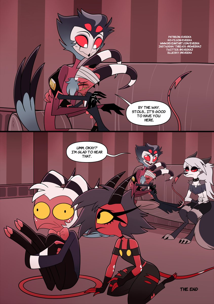 Blitzerella part 13 - The end
Now you know where Moxxie was. He knows XD
Hope you enjoyed this ride! :3
#helluvaboss #stolitz