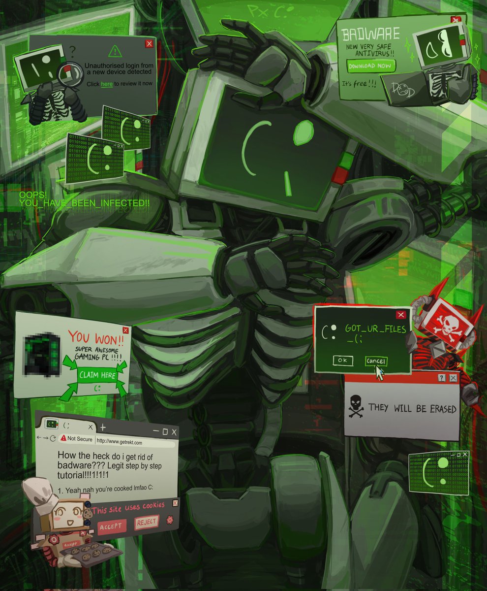 C: #dieofdeath #badware