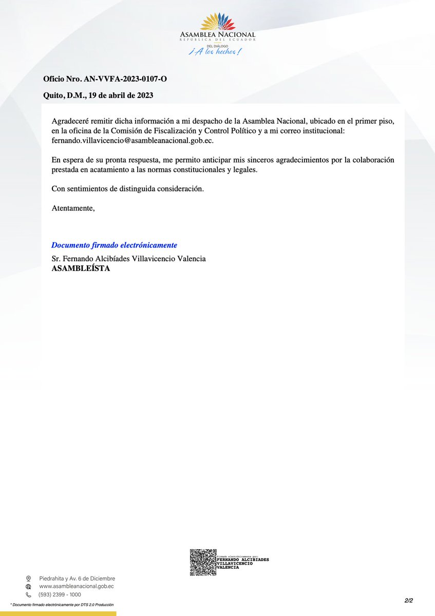 Los últimos requerimientos de información de Villavicencio apuntaban a la estructura de la Mafia Albanesa, a los puertos privados de Guayaquil y a la UIPA de <a href="/PoliciaEcuador/">Policía Ecuador</a>. Entre los empresarios consta la familia Wong y aliados de Noboa Trading. MAÑANA, 18HRS, por <a href="/EcEnDirecto/">Ecuador En Directo</a>.