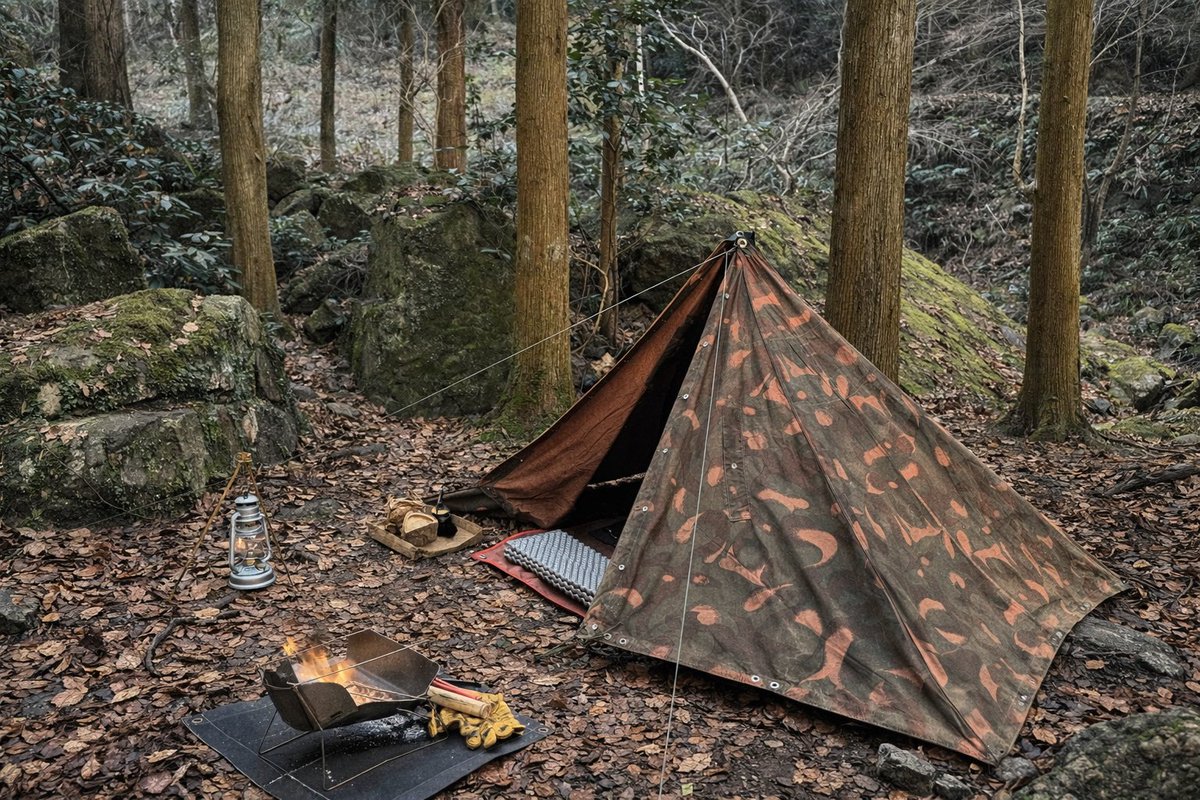 新たなる軍幕を探してるけど、次もやっぱカモ柄が欲しいと思ふ。