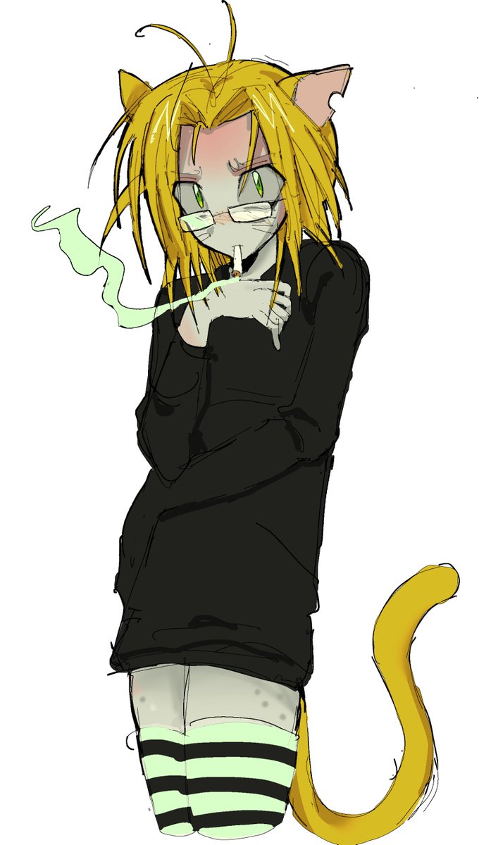 LATEST OC!! Her name is Mary and shes a corporate drone lol. First art is by me but the second and the character herself is made by <a href="/fo5tars/">foster</a> ^^