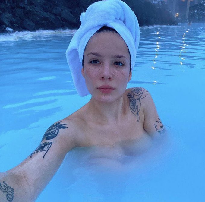 Throwback Halsey tweet media