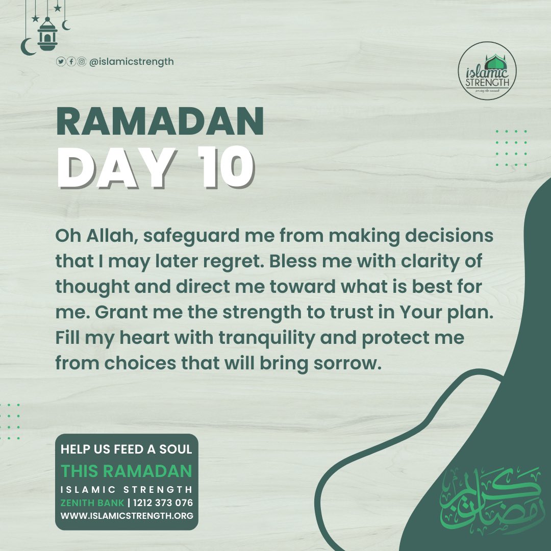 #Ramadan Day 10