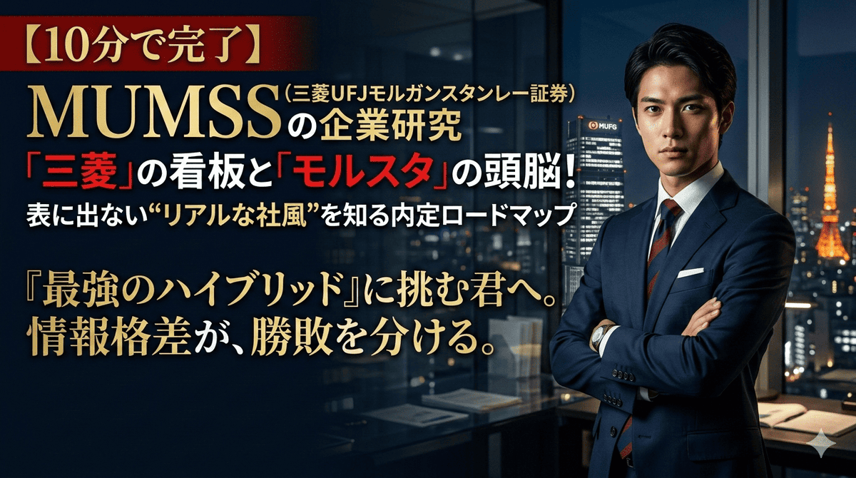 career_cc_net's tweet photo. 【動画解説版】
【10分で完了】
MUMSS（三菱UFJモルガンスタンレー証券）
の企業研究
「三菱」の看板と「モルスタ」の頭脳！
表に出ない“リアルな社風”を知る
内定ロードマップ

詳細はコチラ👇
https://t.co/byrZhvyd09 https://t.co/hzdl1h4y5g