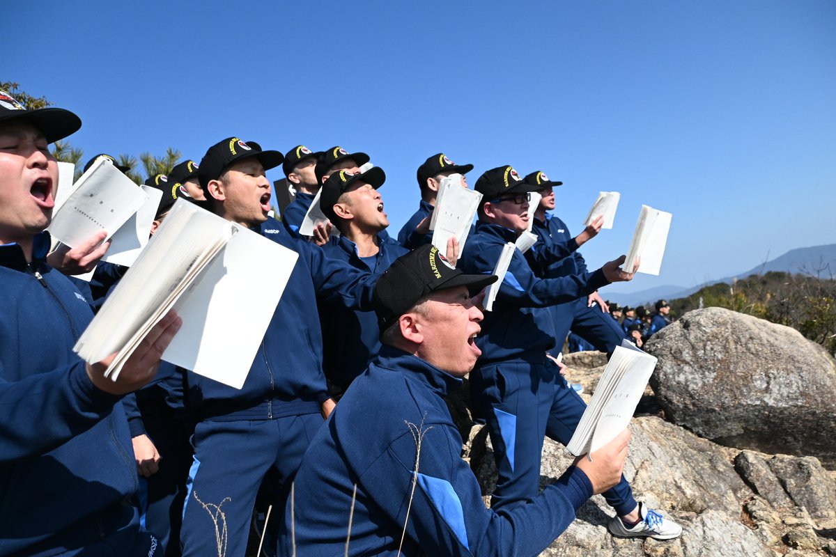 幹部予定者課程は、入校式を無事に終えた後、幹部候補生学校の北に位置