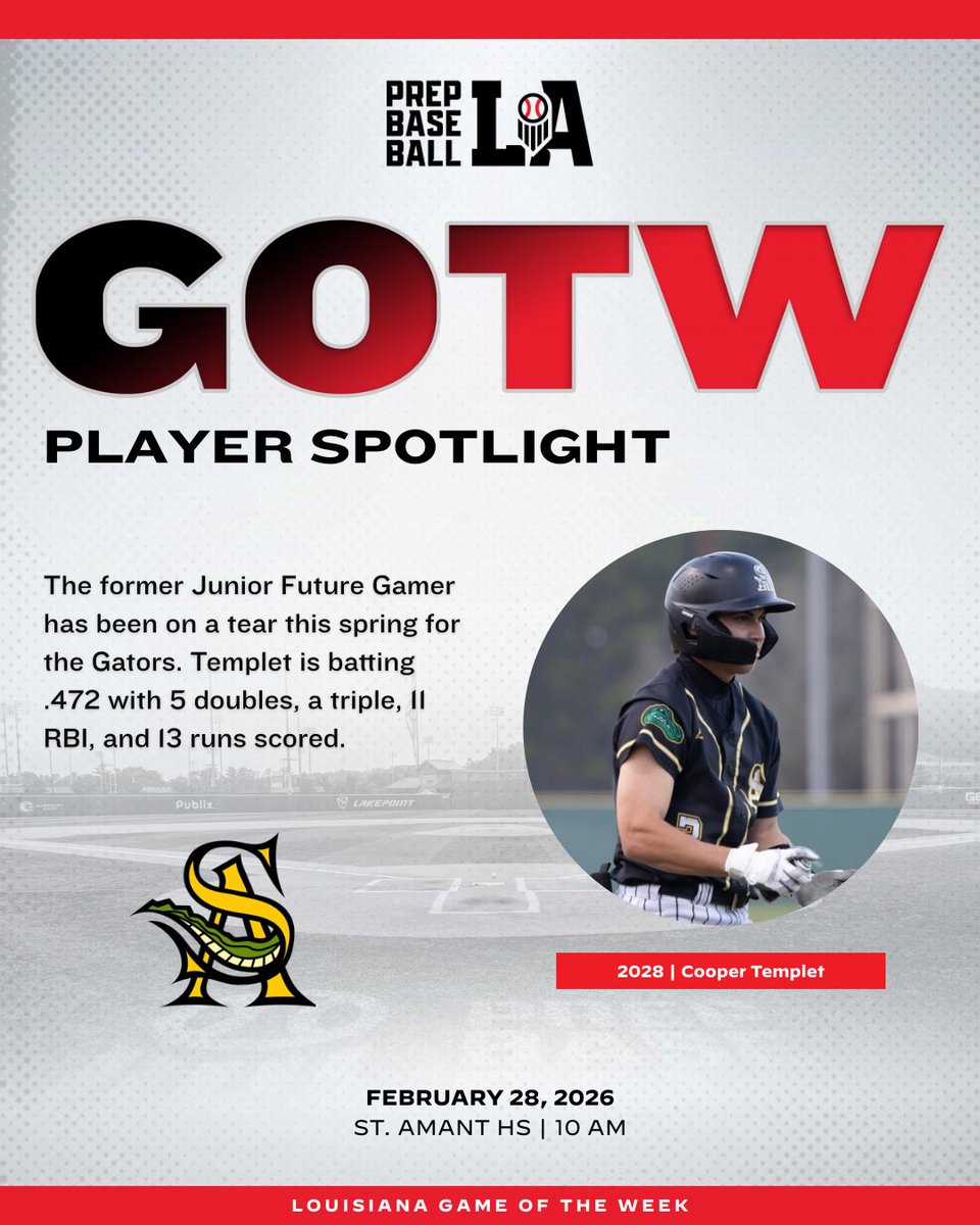 Prep Baseball Louisiana tweet media