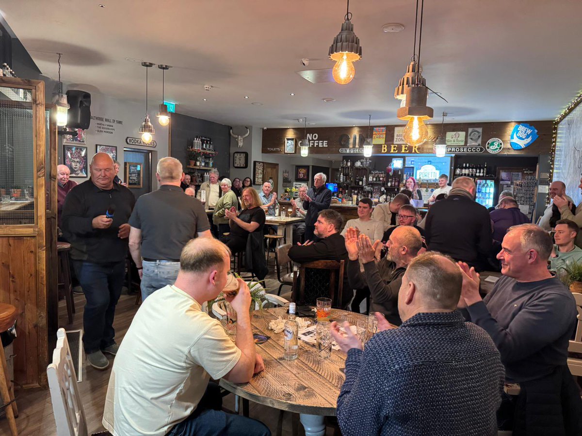 1874Northwich's tweet photo. Last night we held the 1874 Northwich FC quiz night at The Salthouse NW. it was a great night and well attended by all!

A big thanks to The Salt House for being amazing hosts and Bombay Quay for providing food for the event 🤝

#WeAre74 💚 https://t.co/WZq8LrtZnK