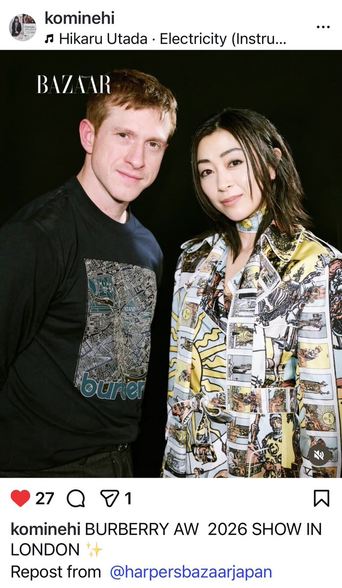 ヘアメイクはコミネヒサノさんでした。 #宇多田ヒカル