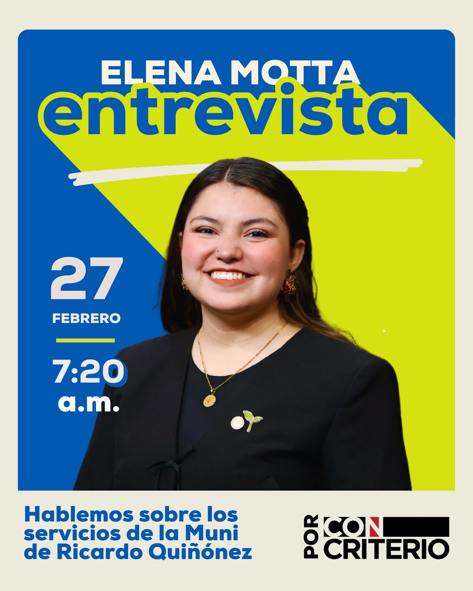 Platiquemos sobre la gestión nefasta del unionismo en la <a href="/muniguate/">MuniGuate</a>, liderada por Ricardo Quiñónez y el proceso de fiscalización que estamos llevando. 

Les espero mañana en la mañana por <a href="/concriteriogt/">ConCriterio</a> 🤝 #muniguate #fiscalizacion