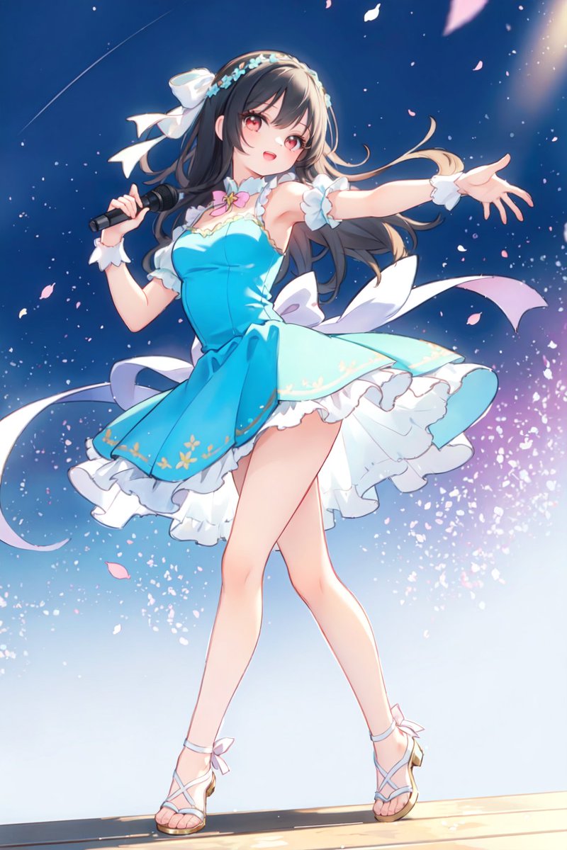 アイドル鈴音ちゃん #AIイラスト