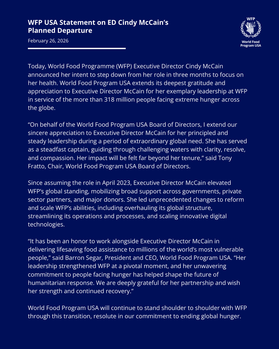 World Food Program USA tweet media