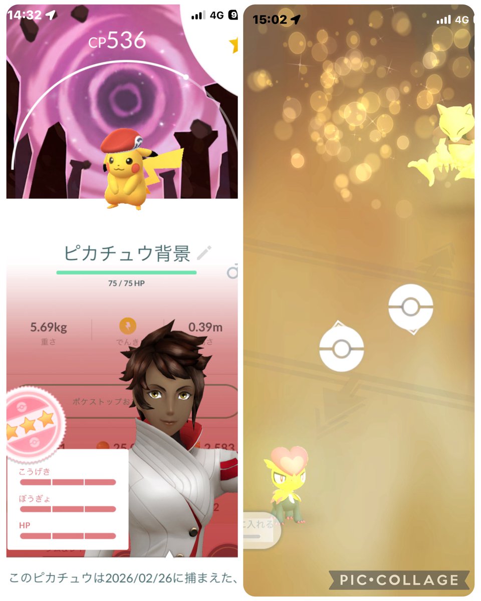 おはようございます☀

昨日はオリパルの技有り100💯🥳と技無し背景100💯🤣GET‼️
技有り100は初なんで嬉しいーー

ピカ背景100💯もGET
ピカ背景や背景無し色違いGET
今だに背景有り色違いは出ない😅

キラ交換＆100トレありがとうございました🔄✨🙇‍♂️
#ポケモンGO
#個体値100