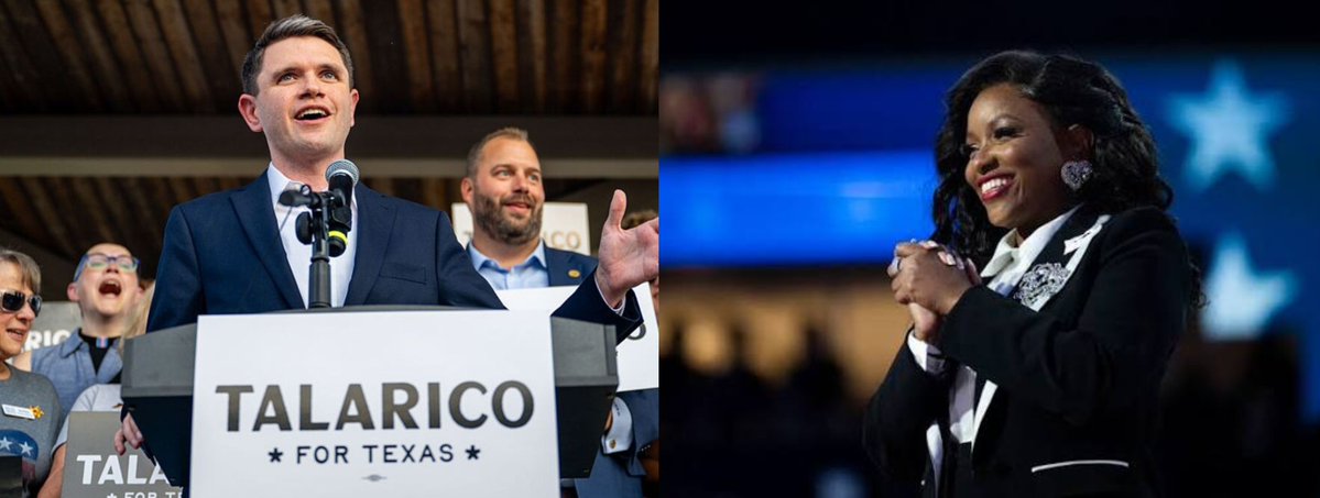 Texas Senate Democratic Primary 

🟦 James Talarico: 52%
🟦 Jasmine Crockett: 40%

Chism Strategies  | 2/23-24 | 472 LV 
chismstrategies.com/field-notes/re…