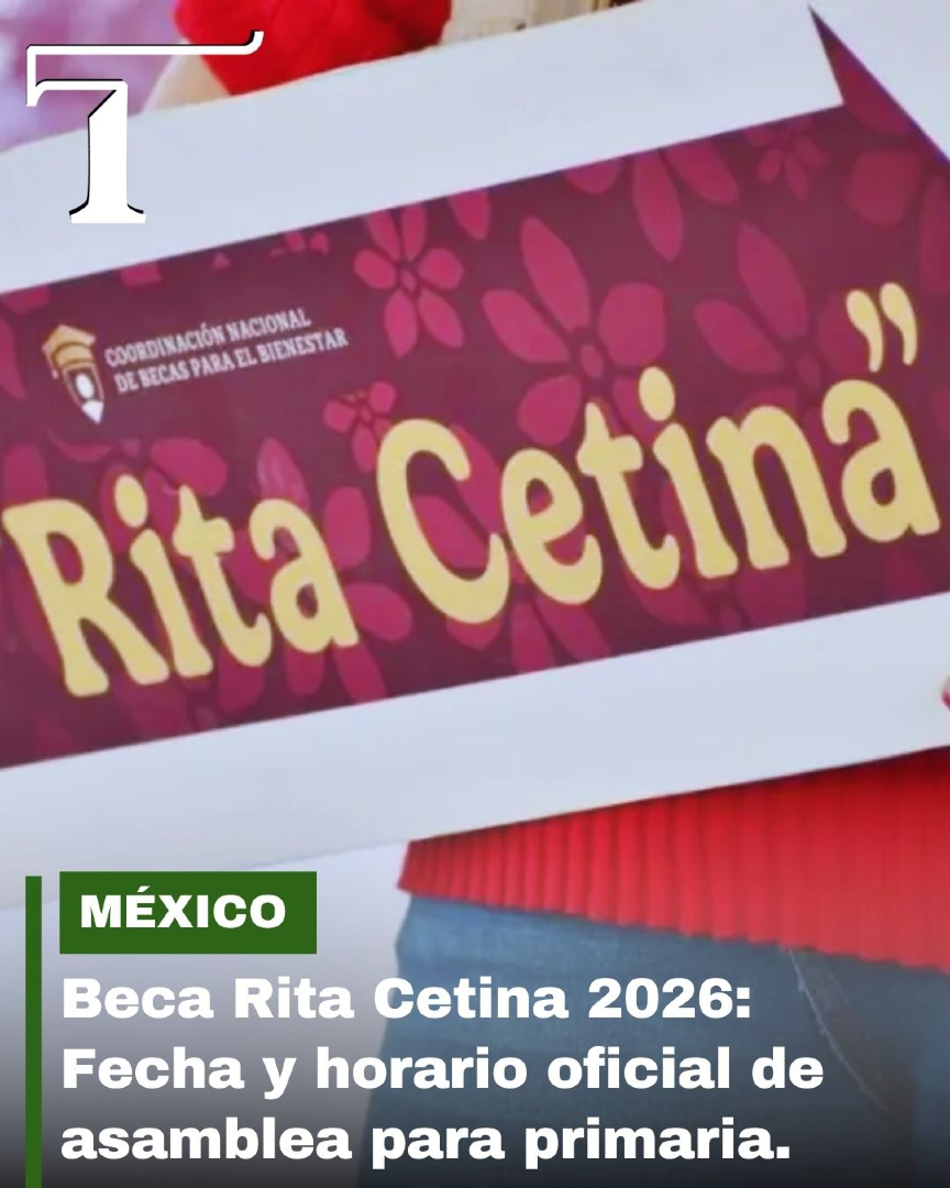 Ya se confirmó la fecha y hora de la asamblea informativa de la Beca Rita Cetina 2026. 📚 Más información aquí: goo.su/MQHXUH