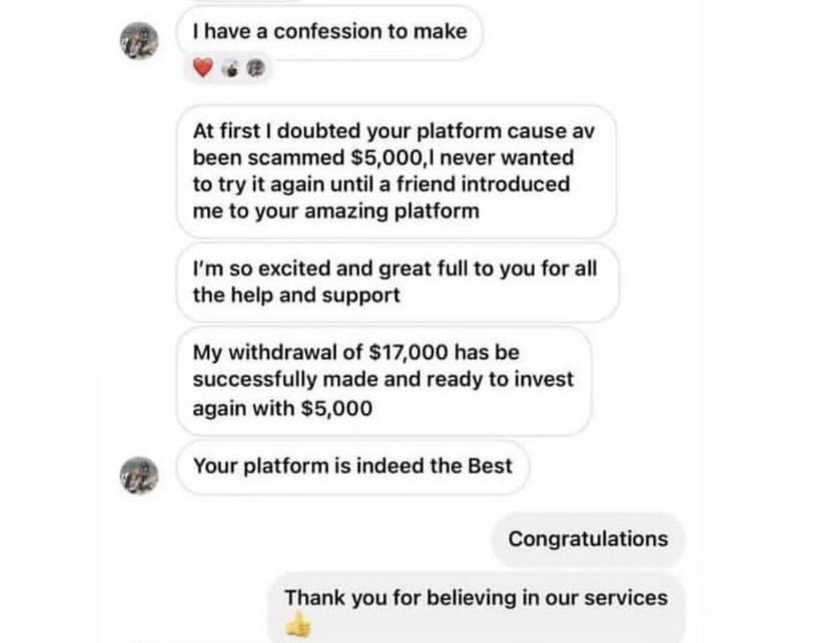 kathleenCrypto_'s tweet image. 🚨New Investor’s startup &amp;amp; profits paid feedback after trading with my platform 

✅ Free to registration 

#BTC #Bitcoin #profit #Traders