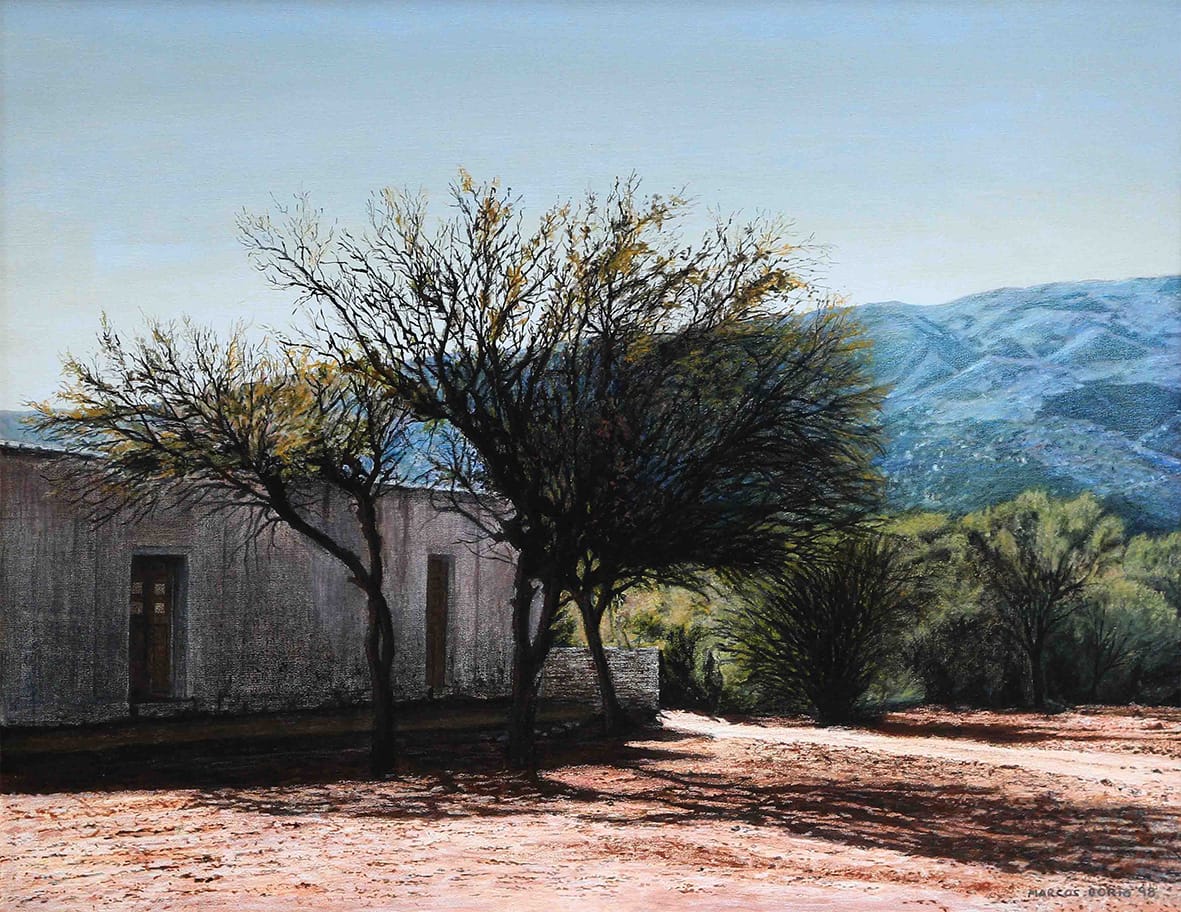 Título: A la sombra del algarrobo. Acrílico sobre lienzo (1988)
Autor: Marcos Borio