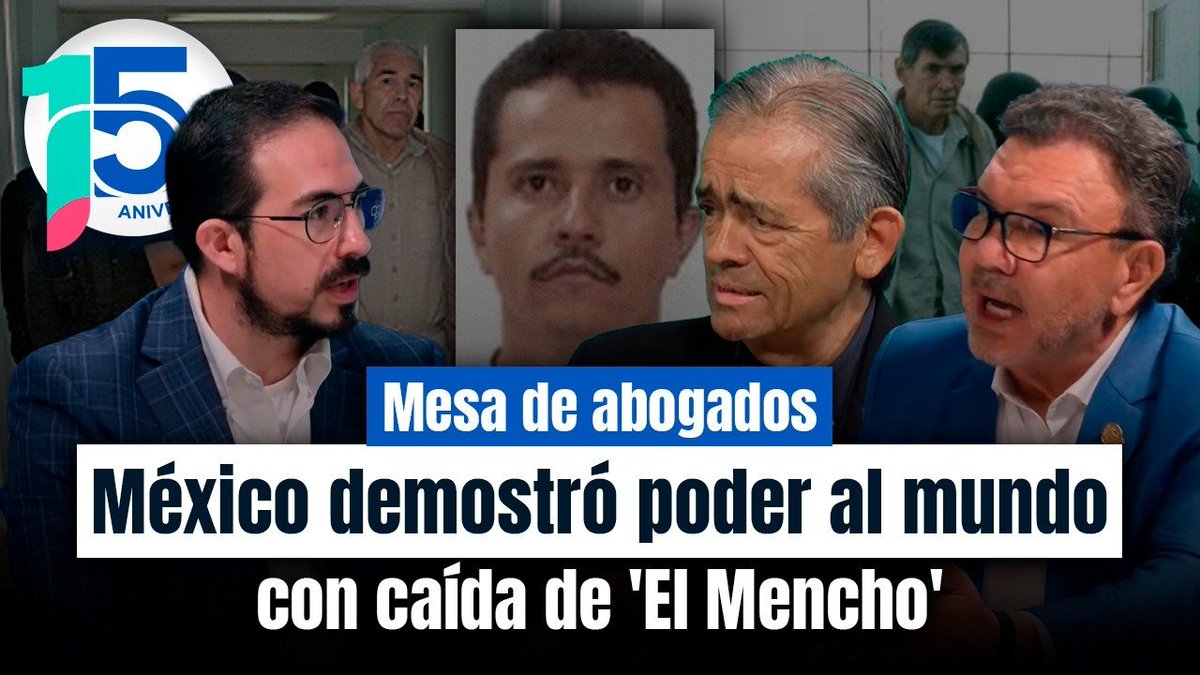 🔴 #ANÁLISIS | La historia de las caídas de Caro Quintero, Félix Gallardo y “Mencho”, ¿qué sigue en México?

Les comparto el análisis en la mesa de abogados con <a href="/BulmaroPacheco1/">Bulmaro Pacheco</a>, <a href="/contreras_p1/">Lic. Hector Contreras Perez</a> y <a href="/oscarburrolam/">Oscar Burrola</a> en <a href="/ProyectoPuente/">Proyecto Puente</a>.

Click aquí 👇
youtube.com/watch?v=EpuXI5…