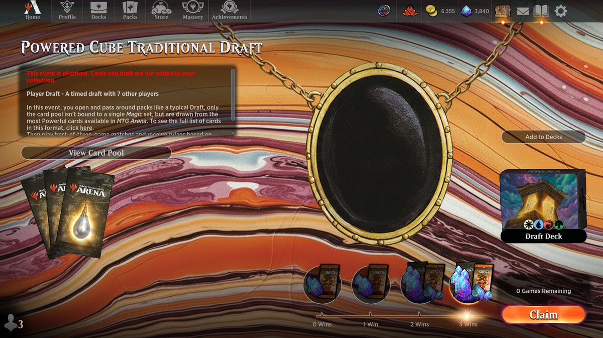 TristnTristn2's tweet photo. Back to the trophies after not getting one yesterday.
No. 8 in the past 11 days ππ₯
This one was called: "You win easily if you take more turns than your opponents."
#MTGA #PoweredCube #TimeWalk @fireshoes https://t.co/H3f8xvqElW