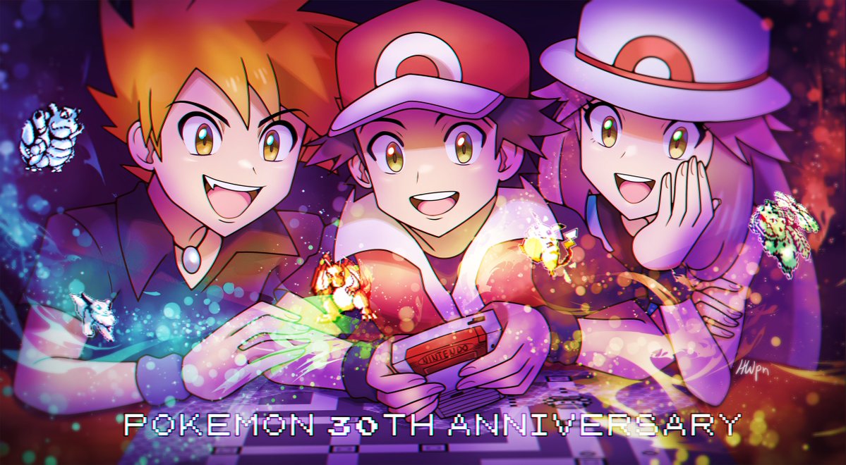 #ポケモン30周年 
Thank you for 30 magical years. ❤️💚💙💛