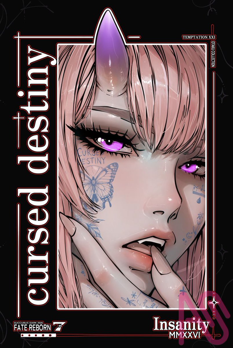 Aledtope's tweet photo. Cursed Destiny https://t.co/QRX8vwub4x #ARTstreet #MediBang #oc #girl #ilustración #art #digital #dibujo https://t.co/p6BLYgfZQx