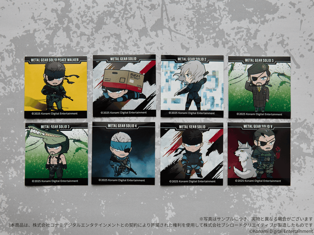 メタルギアソリッド キャラクター缶 8種コンプリートセット 開封済 コンプリート METAL GEAR まちぼうけ メタルギア フィギュア ガチャ